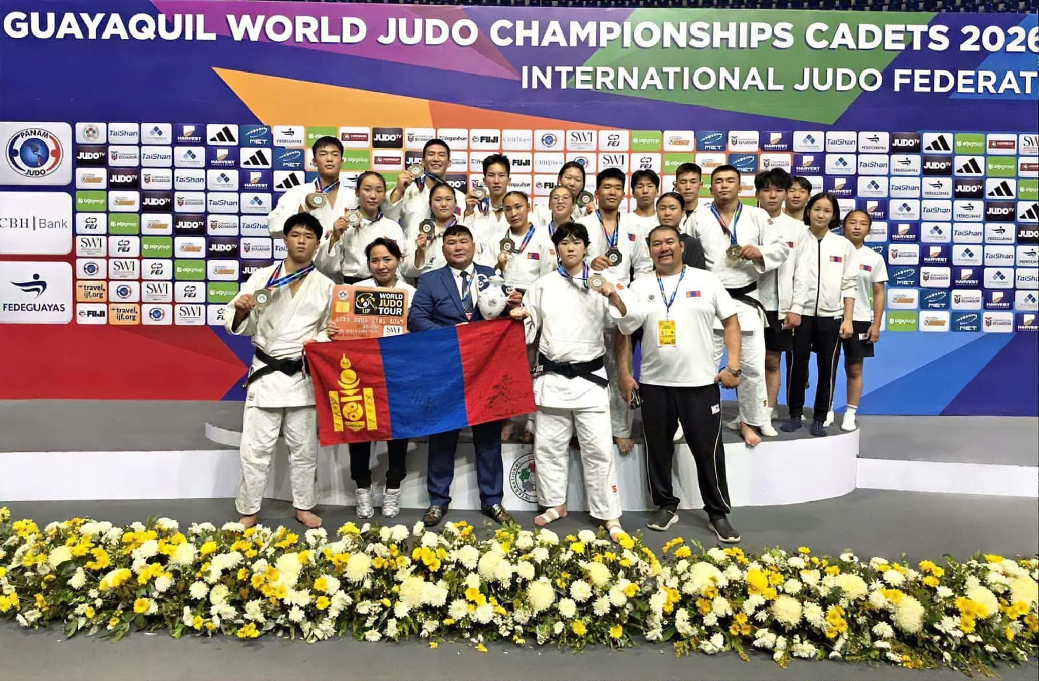 世界カデ柔道選手権大会2026　団体戦 銅メダル獲得